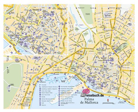 Tourist Map Of Palma De Mallorca