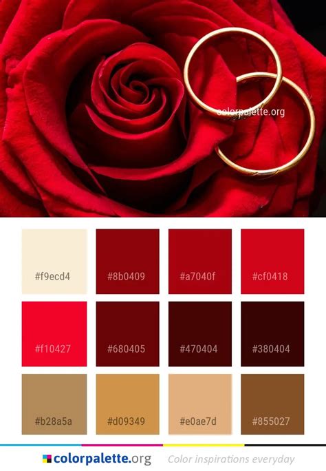 Red Garden Roses Rose Color Palette | colorpalette.org