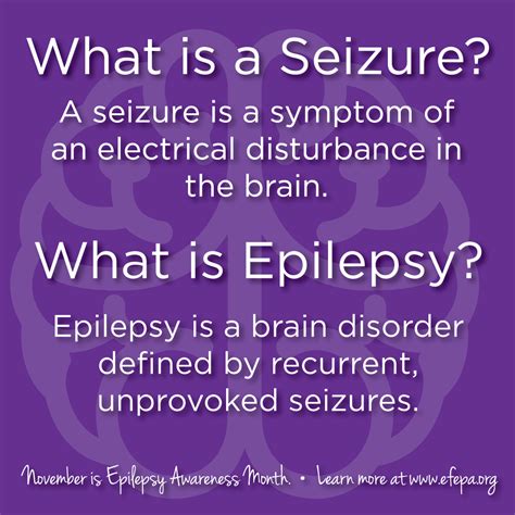 National Epilepsy Awareness Month in 2020 (With images) | Epilepsy awareness month, Epilepsy ...