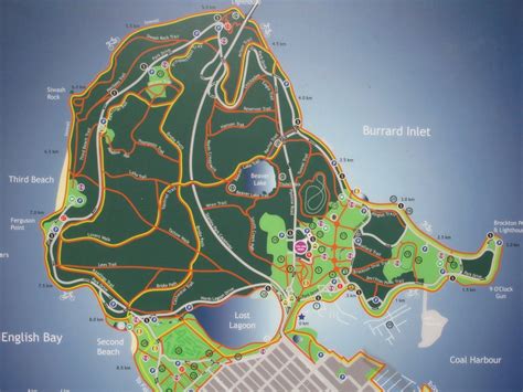 Stanley Park Map | Stanley park vancouver, Vancouver vacation, Canada ...