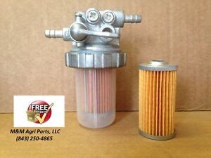 FUEL FILTER BOWL SHUT OFF ASSEMBLY YANMAR JOHN DEERE KUBOTA ISEKI CASE IH FORD | eBay