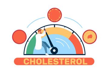 Types of cholesterol Royalty Free Vector Image