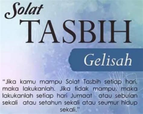 10 Kelebihan Dalam Solat Tasbih – Hanan Amada