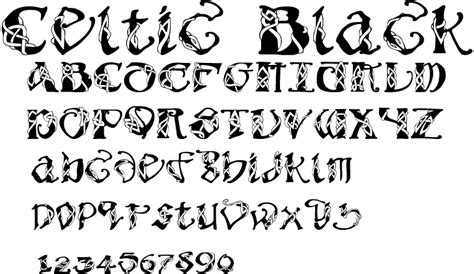 9 Celtic Letter Fonts Images - Celtic Font, Irish Celtic Font Alphabet Letters and Irish Celtic ...