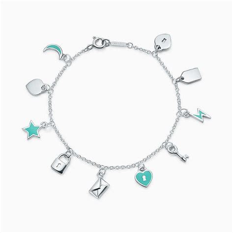 Tiffany Charms Love Notes dangle charm bracelet in sterling silver. | Tiffany and co jewelry ...