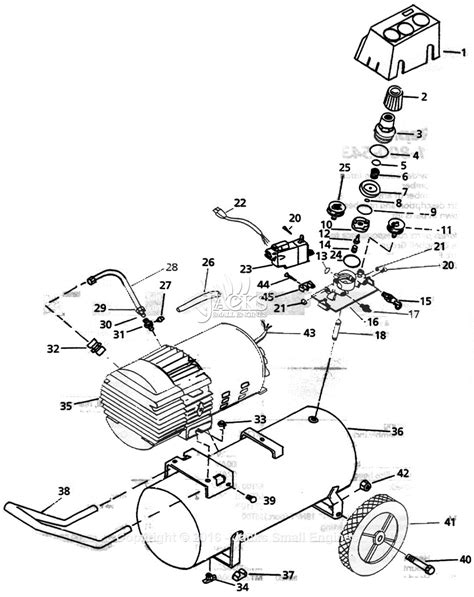 Campbell Hausfeld MT6005 Parts Diagram for Air-Compressor Parts