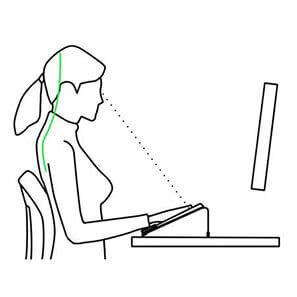 Typing Ergonomics for Self Taught Typists for the Correct Typing Posture