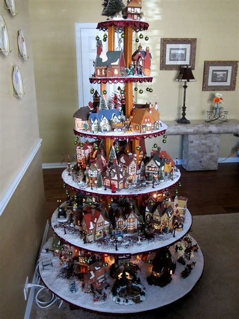 Pattern for Village House Display Stand Dept 56 Lemax Halloween Christmas | eBay | Diy christmas ...