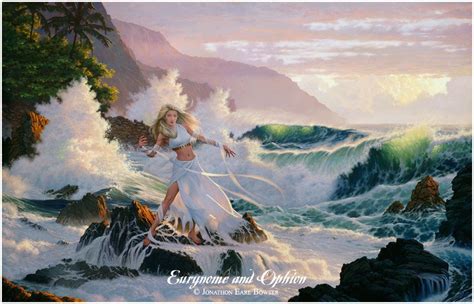 Eurynome and Ophion | Goddess art, Art for art sake, Painting