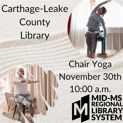 Chair Yoga class – Mid-MS Regional Library System