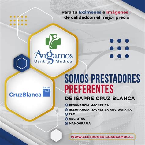 Somos prestadores preferentes de Isapre Cruz Blanca – Centro Médico Angamos