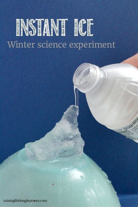 Instant Ice: Winter Science Experiment for Kids - Raising Lifelong ...