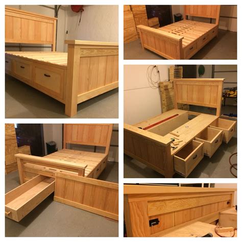 Building A King Size Bed Frame With Storage - Home Storage Solutions