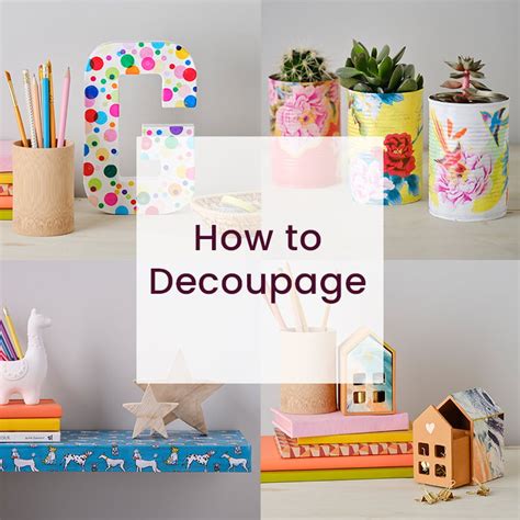 How to Decoupage | Hobbycraft