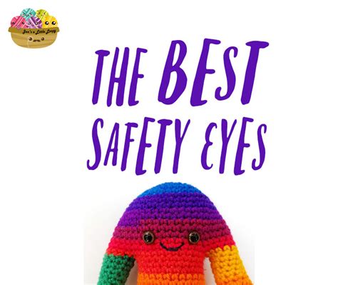 Want to take your amigurumi to the next level? It's in the safety eyes. - Jen's a Little Loopy