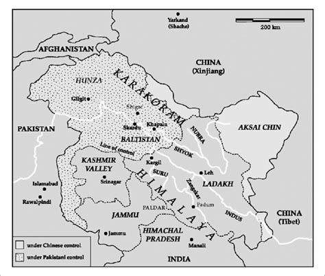 Indian Map Ladakh