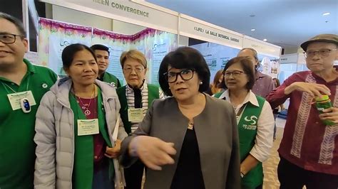 DENR Secretary Maria Antonia Yulo-Loyzaga arrives at the 4th Philippine ...