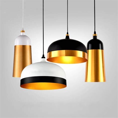 2024 Latest Black and Gold Pendant Lights