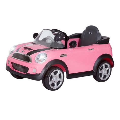 Rollplay 6-Volt Mini Cooper Battery Ride-On Vehicle in Pink W446AC-P ...