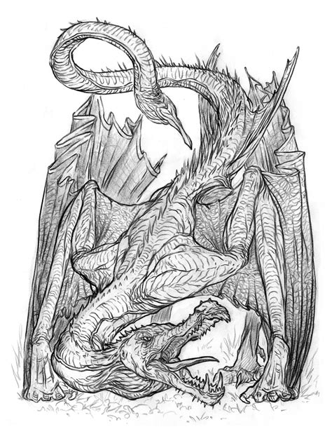 The DOODLES, DESIGNS, and aRT of CHRISTOPHER BURDETT: Fresh from the drawing table... Wyvern!