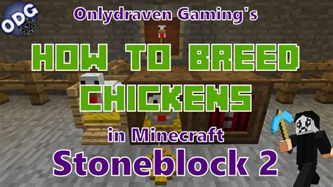 Minecraft - Stoneblock 2 - How to Breed Chickens Using Nesting Pens, Roost and Chicken Breeder ...