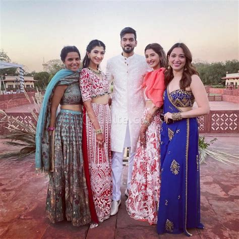 Tamannah Attends her Bestie's Wedding