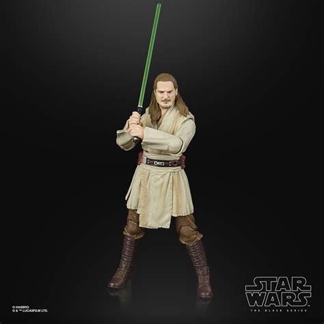 Qui-Gon Jinn Actionfigur Black Series 50th Anniversary Exclusive, Star Wars: Episode I, 15 cm ...