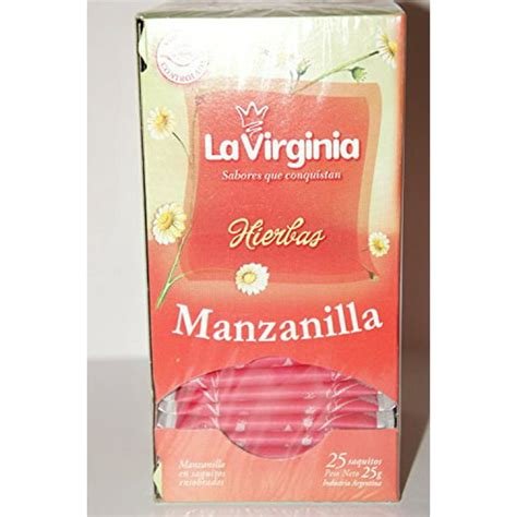 La Virginia Hierbas Manzanilla / Chamomile Tea 25 Tea Bags 16 Pack - Walmart.com - Walmart.com