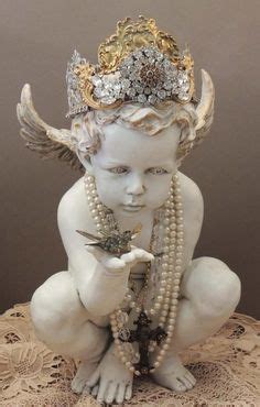 27 Crowns ideas | cherub, statue, angel statues