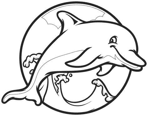 Print & Download - My Experience of Making Dolphin Coloring Pages