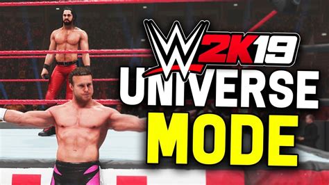 WWE 2K19 - UNIVERSE MODE!! (FULL BREAKDOWN) - YouTube