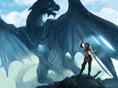 Pin by Andrea Hall on Dragons 1 | Anime warrior, Fantasy girl, Fantasy dragon