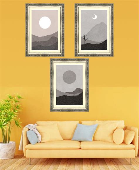 Set of 03 Abstract Art Frame - FrameMarts