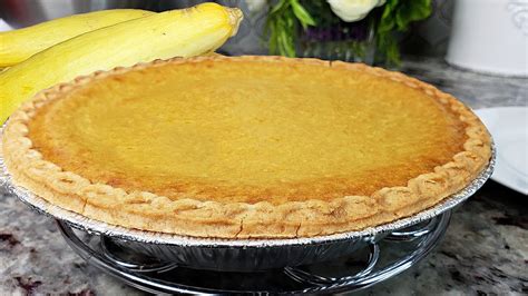 SQUASH PIE | Yellow Squash Pie Recipe | Bake With Me » Video Bakery