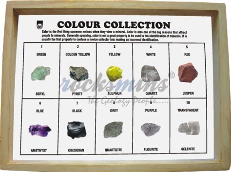 Minerals Colour Collection Rocksmins