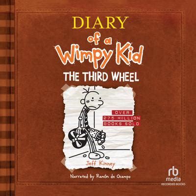 Diary of a Wimpy Kid: The Third Wheel Audiobook, written by Jeff Kinney ...