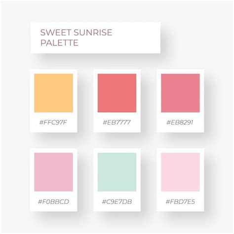 Premium Vector | Trendy colors palette Cozy color pallete pastel minimalism Swatch modern ...