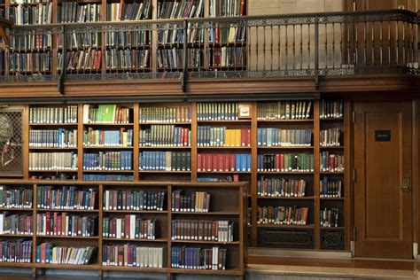 NEW YORK, USA - MAY 4 2019 - Interior of Public Library on 5th avenue ...