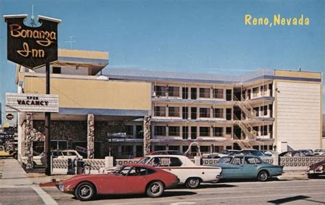 Bonanza Inn Reno, NV Louis Roberts Postcard