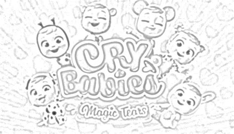 The Holiday Site: Coloring Pages of Cry Babies Interactive Baby Dolls