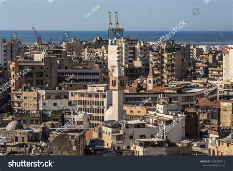 Tripoli Lebanon October 2018 Aerial View Stock Photo 1205256712 ...