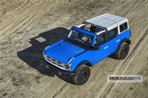 All Colors Rendered on 4 Door Bronco with White Tops | Bronco6G - 2021+ Ford Bronco & Bronco ...