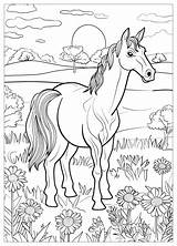 Horse Coloring Pages  Fun & Educational Printables For Kids sketch template