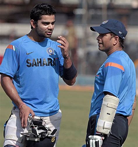 Virat Kohli has a chat with Sachin Tendulkar | ESPNcricinfo.com