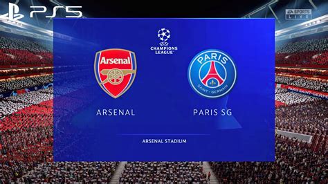 FIFA 22 | Arsenal vs PSG - Champions League UEFA - PS5 Full Gameplay ...