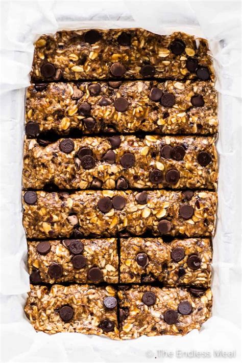 Nut Free Granola Bars (no bake!) - The Endless Meal®