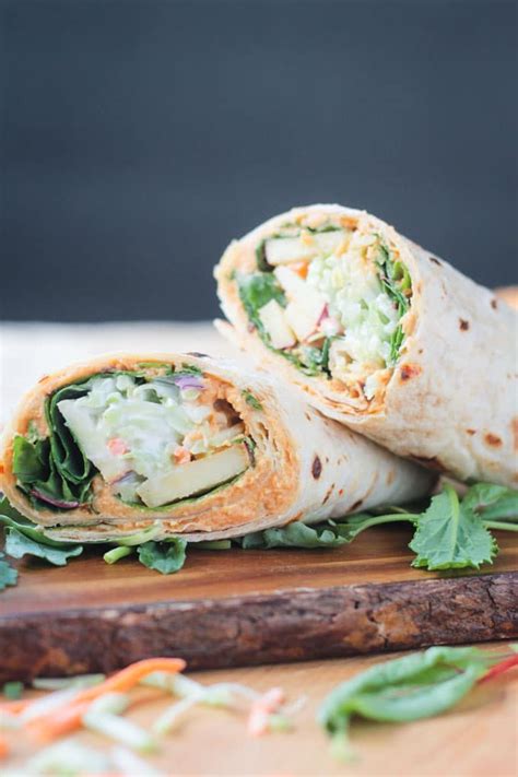 Spicy Hummus Veggie Wrap - Veggie Inspired