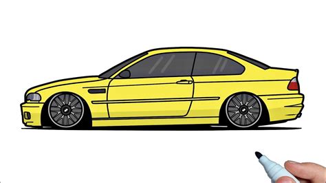 How To Draw A Bmw M3 Step By Step