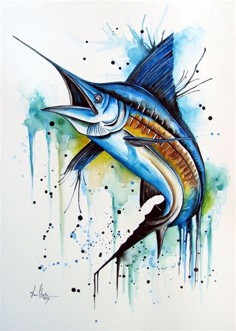 Watercolor fish, Fish painting, Fish illustration