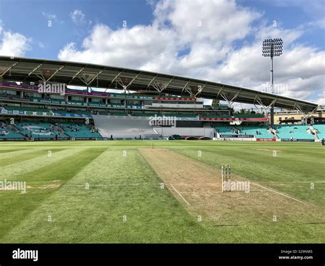 The Oval cricket ground London Stock Photo - Alamy